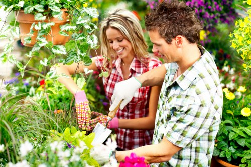 Load-based landscaping quote illustration for garden waste removal