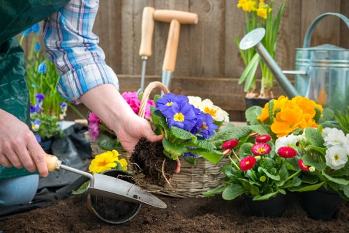 SSL-protected Landscaping Redbridge payment security on a digital device